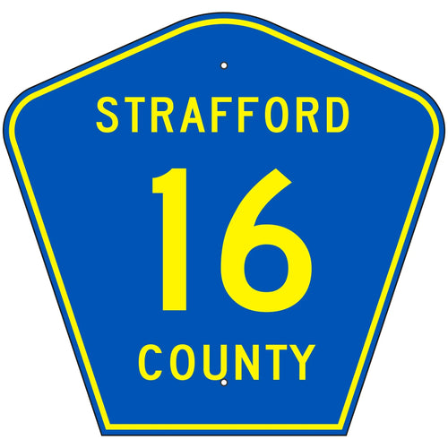 M1-6 Country Route Sign (1, 2, or 3 Digits) Sign