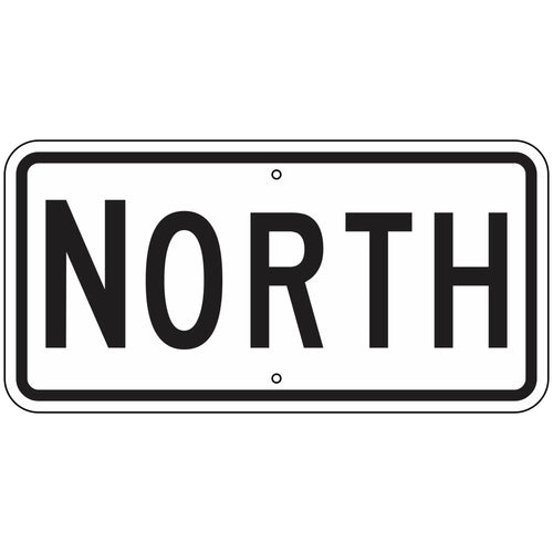 M3-1 Cardinal Direction North Sign