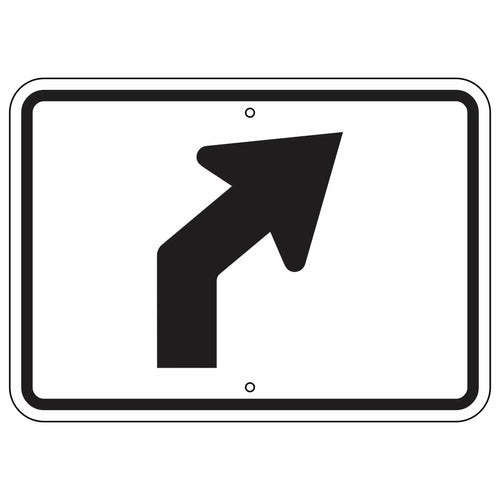 M5-2R Advance Turn Auxiliary Right Arrow Sign