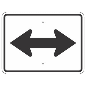 M6-4 Directional Double Arrow Sign