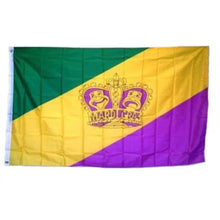 Load image into Gallery viewer, Mardi Gras Flags For Sale