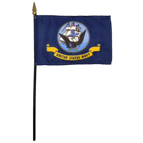 United States Navy Flag with Staff 4