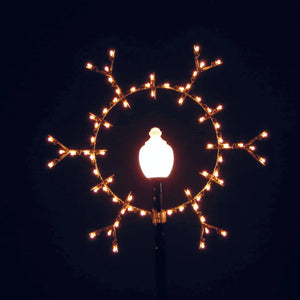 6' Snowflake - Lamp Post Decoration
