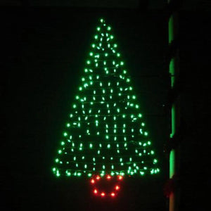 PMT6-LED 6' LED Tree - Lighted Pole Mount Decoration