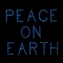Load image into Gallery viewer, 3&#39;x 42&#39; Peace on Earth Silhouette Building Front Sign
