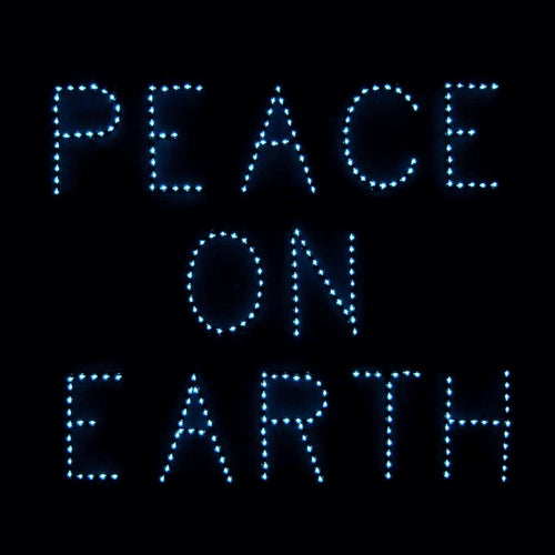 3'x 42' Peace on Earth Silhouette Building Front Sign