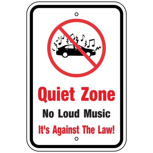 Quiet Zone Sign