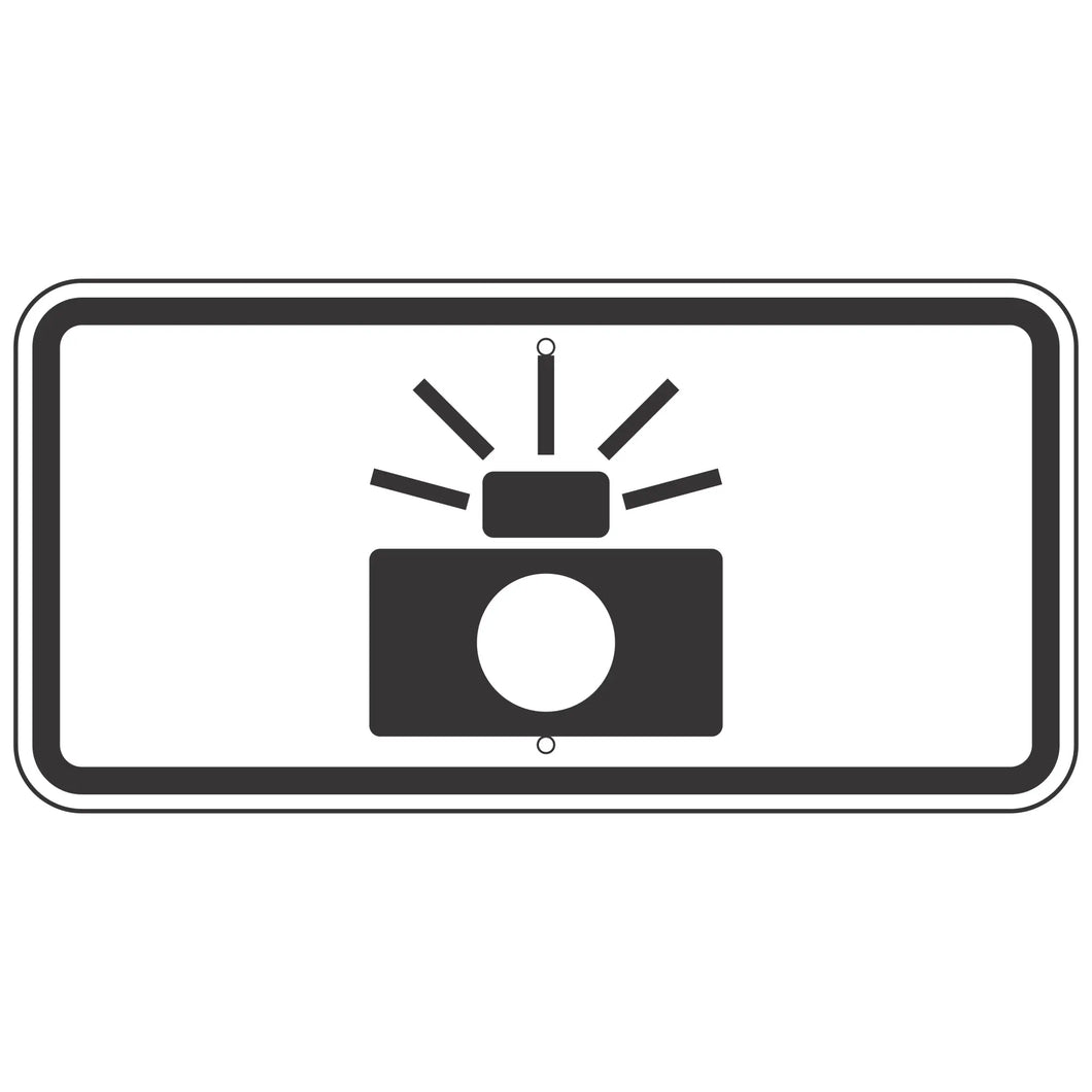 R10-19P Photo Enforced (Camera Symbol) Sign 24
