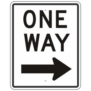 R6-2R One Way (Right) Sign