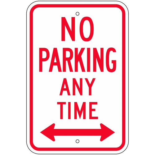 R7-1D No Parking Any Time Sign 12