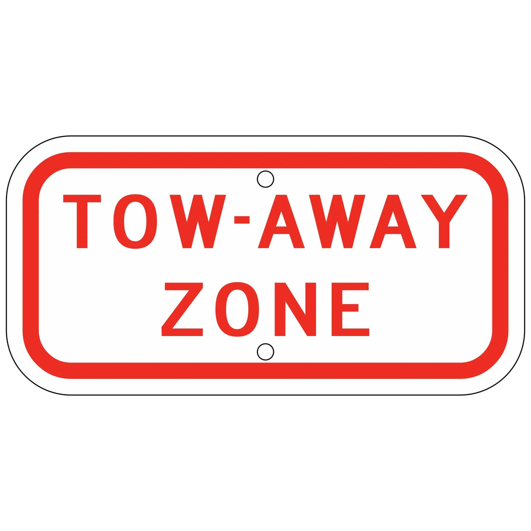R7-201AP Tow Away Zone Sign 12