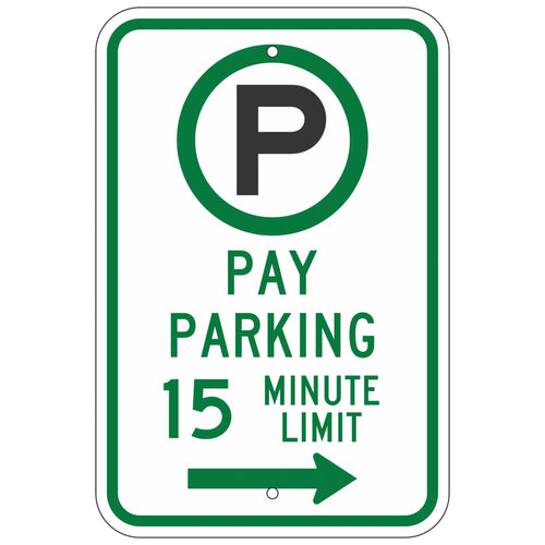 R7-21AR Pay Parking __ Minute Limit Sign 12