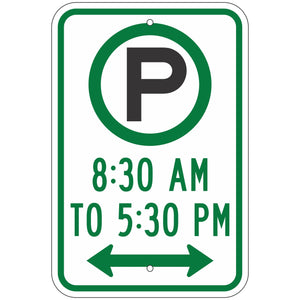 R7-23D Pay Parking Sign 12"X18"
