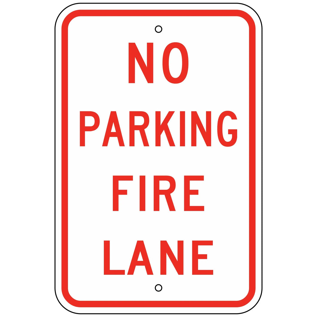 R7-200 No Parking Fire Lane Sign 12