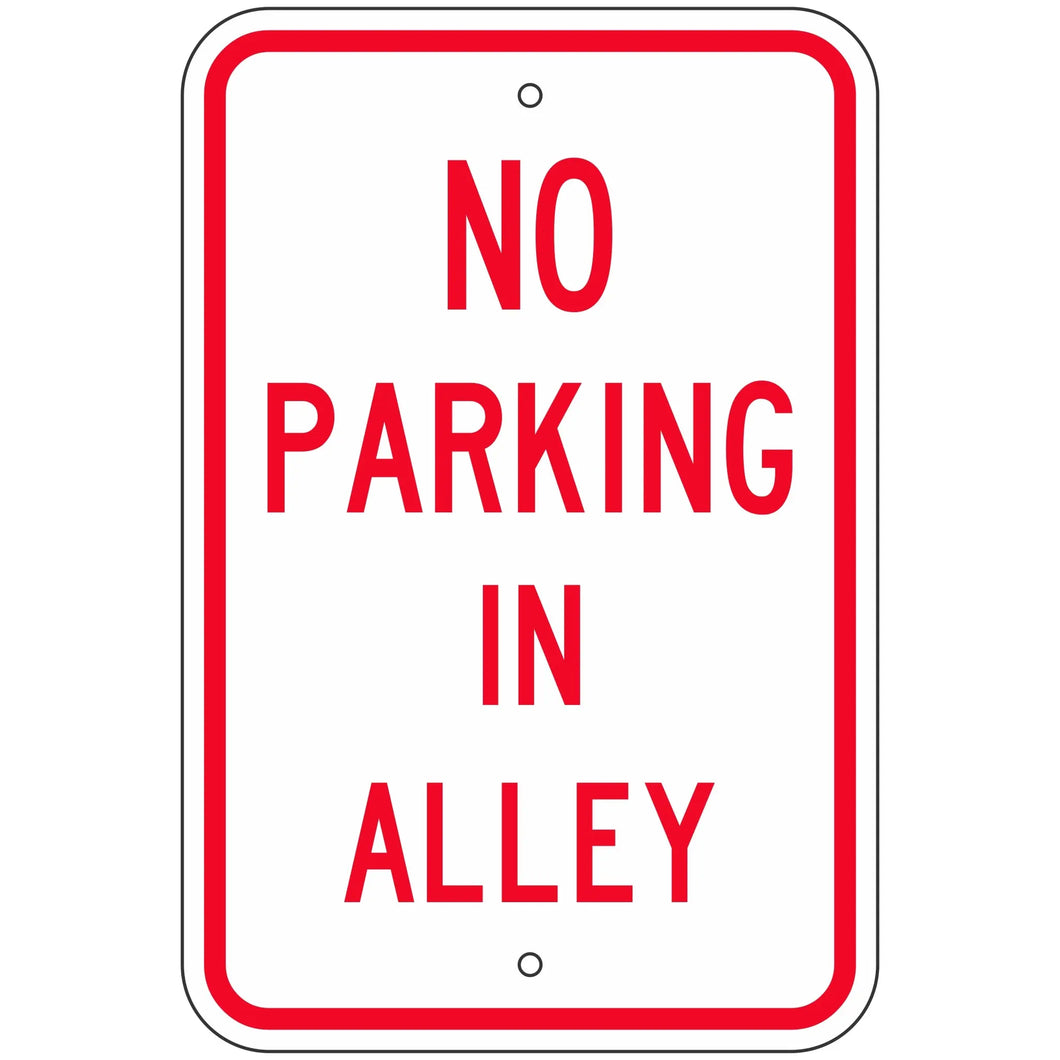 R7-212 No Parking In Alley Sign 12