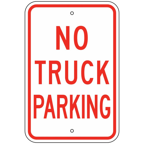 R7-222 No Truck Parking Sign 12