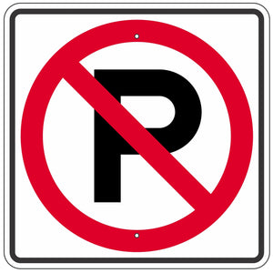 R8-3 No Parking (Symbol) Sign