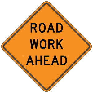W20-1 Road Work Ahead - Roll-Up Sign