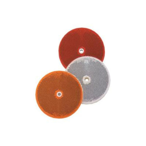 RD1314 Round Plastic Reflector Button - 3.25