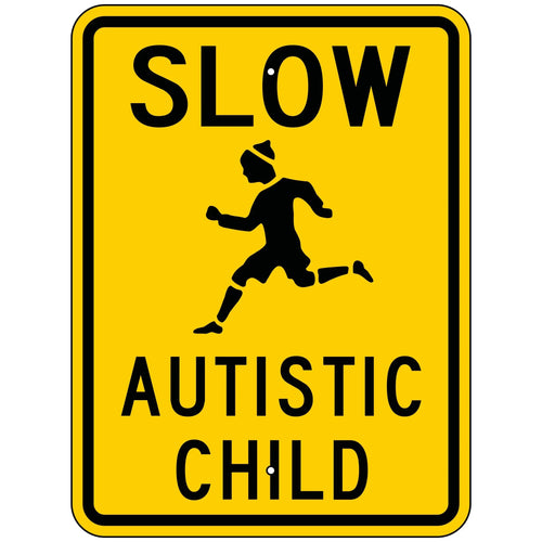 Slow Autistic Child Sign 18