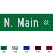 Load image into Gallery viewer, Street Name Sign 12 inch Tall Flat Blade
