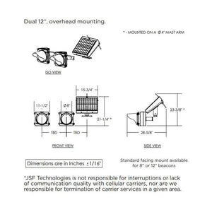 Dual, Overhead Mounting Programmable Beacon | SZ-3412