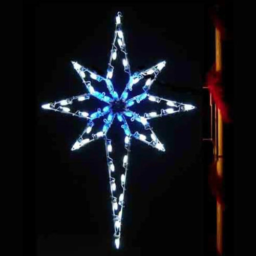 PM5-SB-DLX 5' Deluxe Star of Bethlehem - Pole Mount Decoration