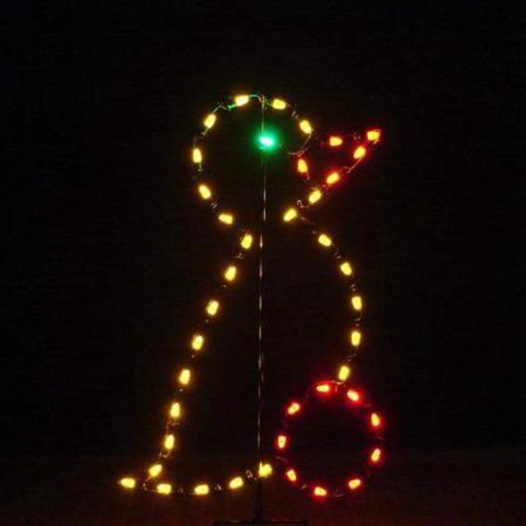 5' Duck Pull Toy Lighted Yard Decoration