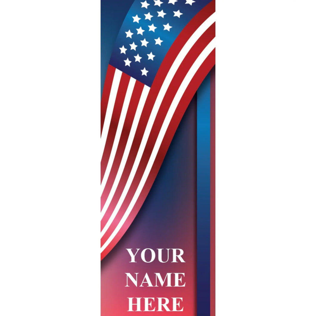 USA-002 USA Patriotic Pole Banner