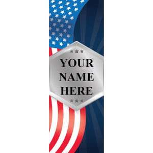 USA-005 USA Patriotic Pole Banner