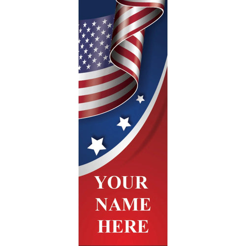 USA-006 USA Patriotic Pole Banner