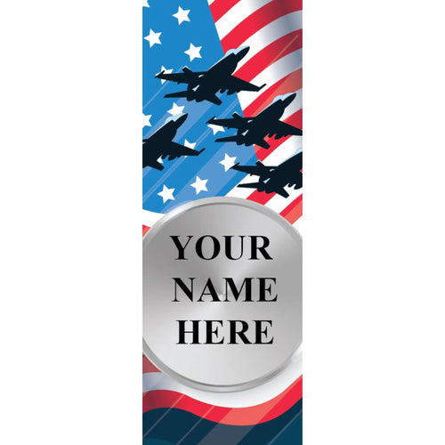 USA-007 USA Patriotic Pole Banner