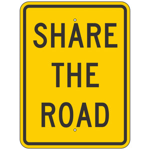W16-1P Share the Road Sign