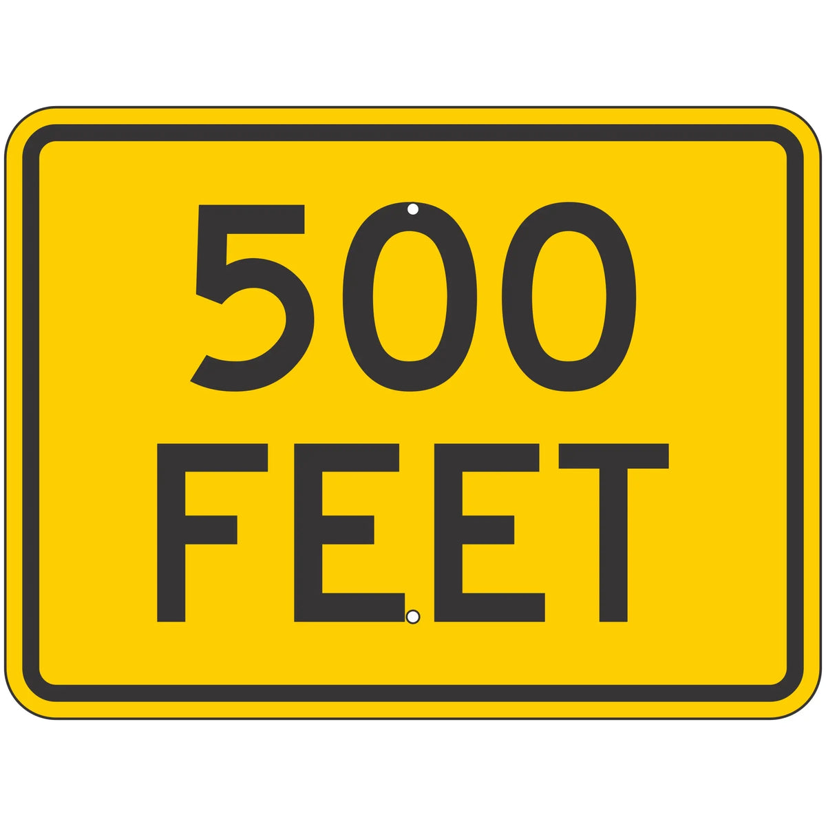 W16-2P __ Feet Sign – Evangeline Specialties