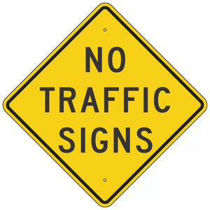 No Testing Lettering Sign No Test Sign