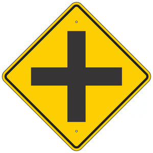 W2-1 Intersection Warning Sign