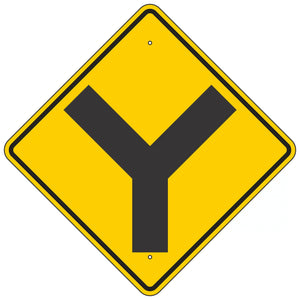 W2-5 Intersection Warning Sign