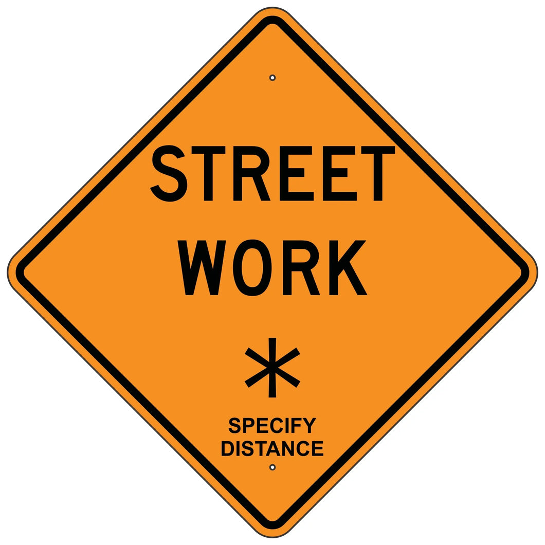 W20-1S Street Work XX Sign