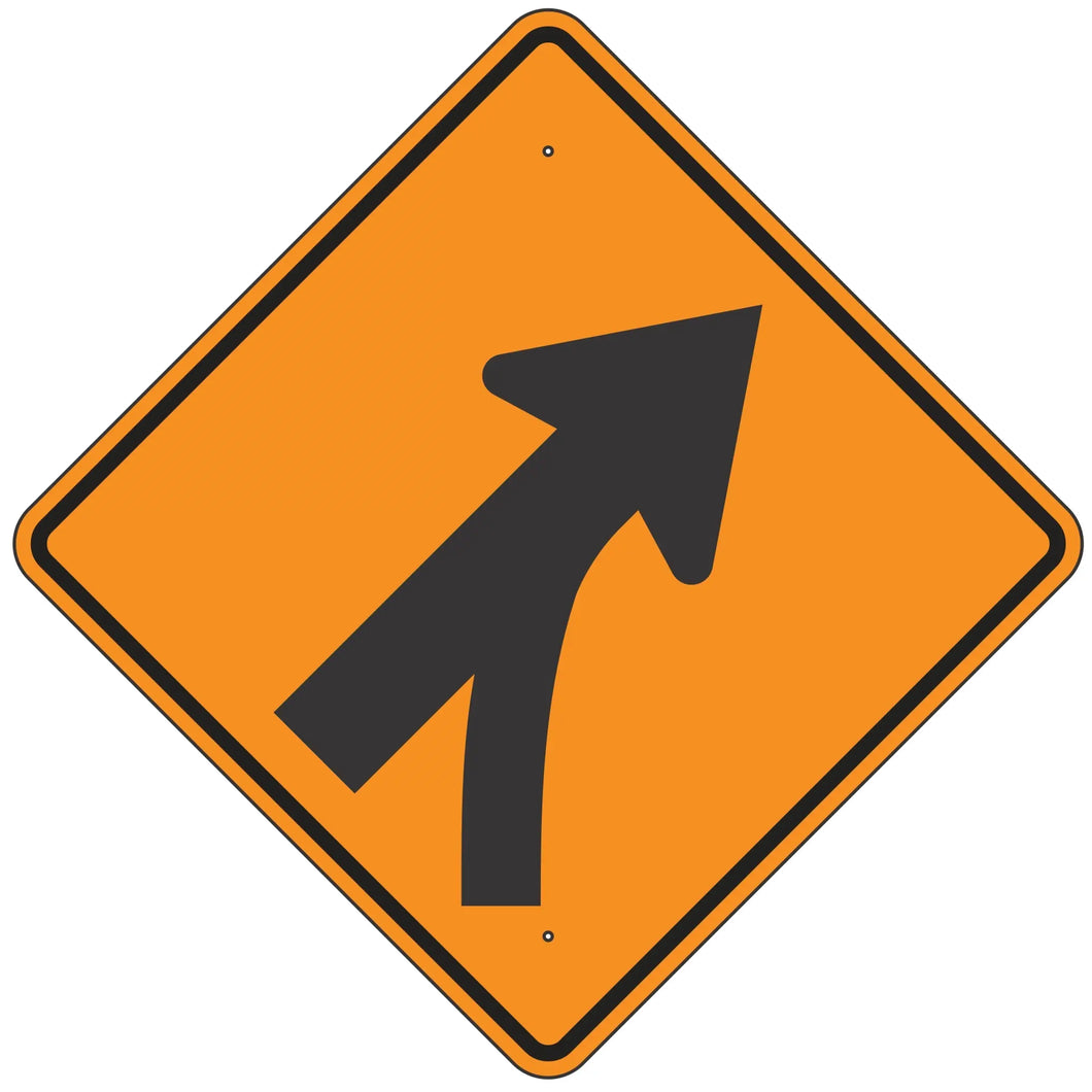 W4-5 Entering Roadway Merge Sign