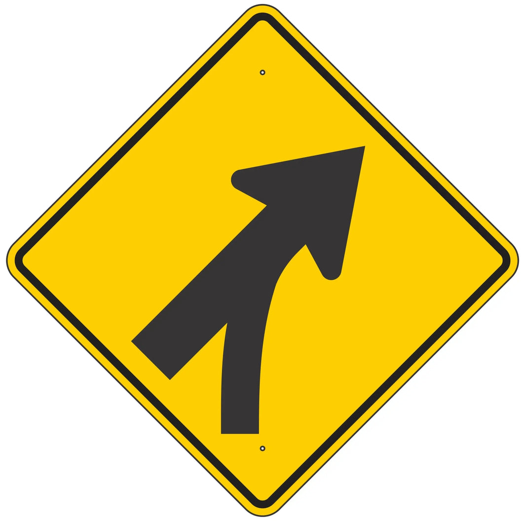W4-5 Entering Roadway Merge Sign
