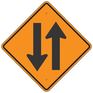 W6-3 Two-Way Traffic Sign