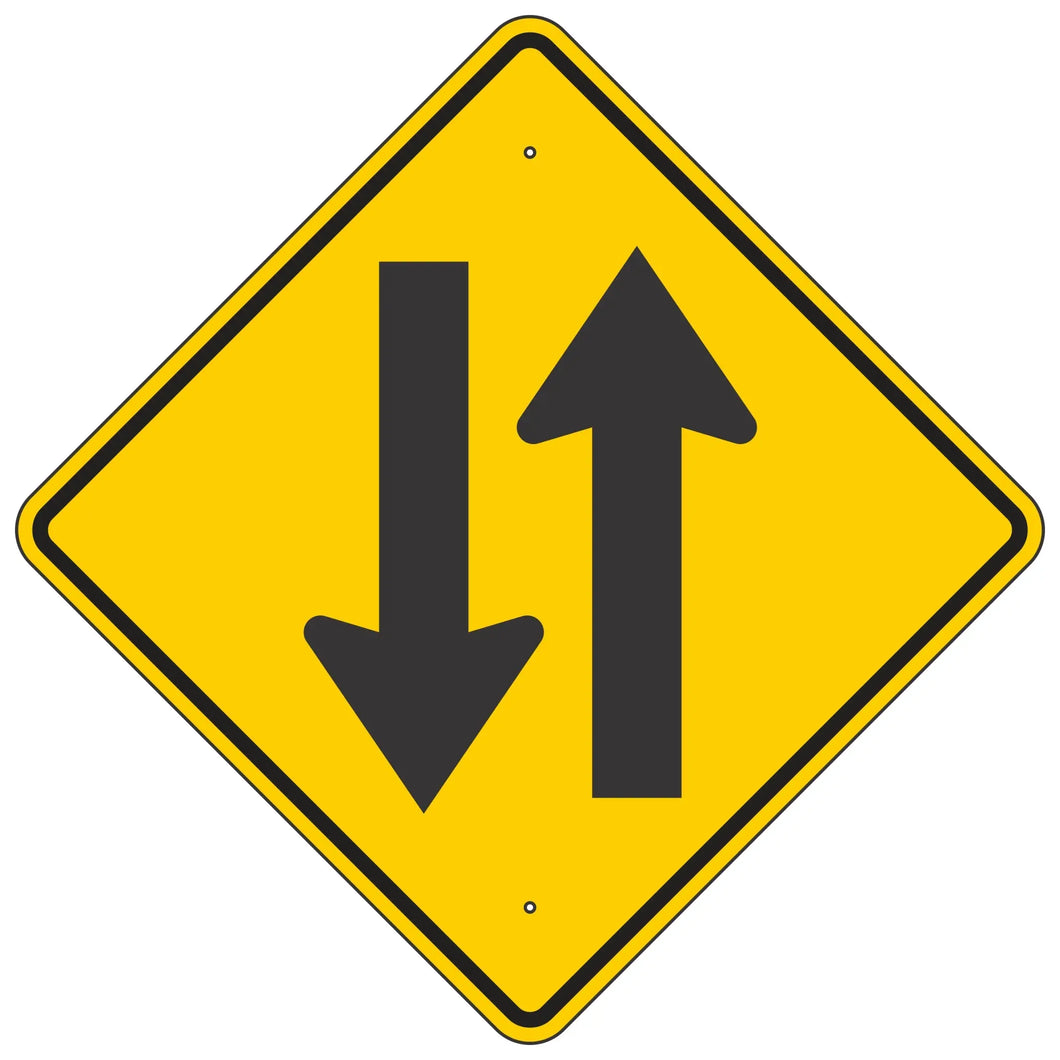 W6-3 Two-Way Traffic Sign 36