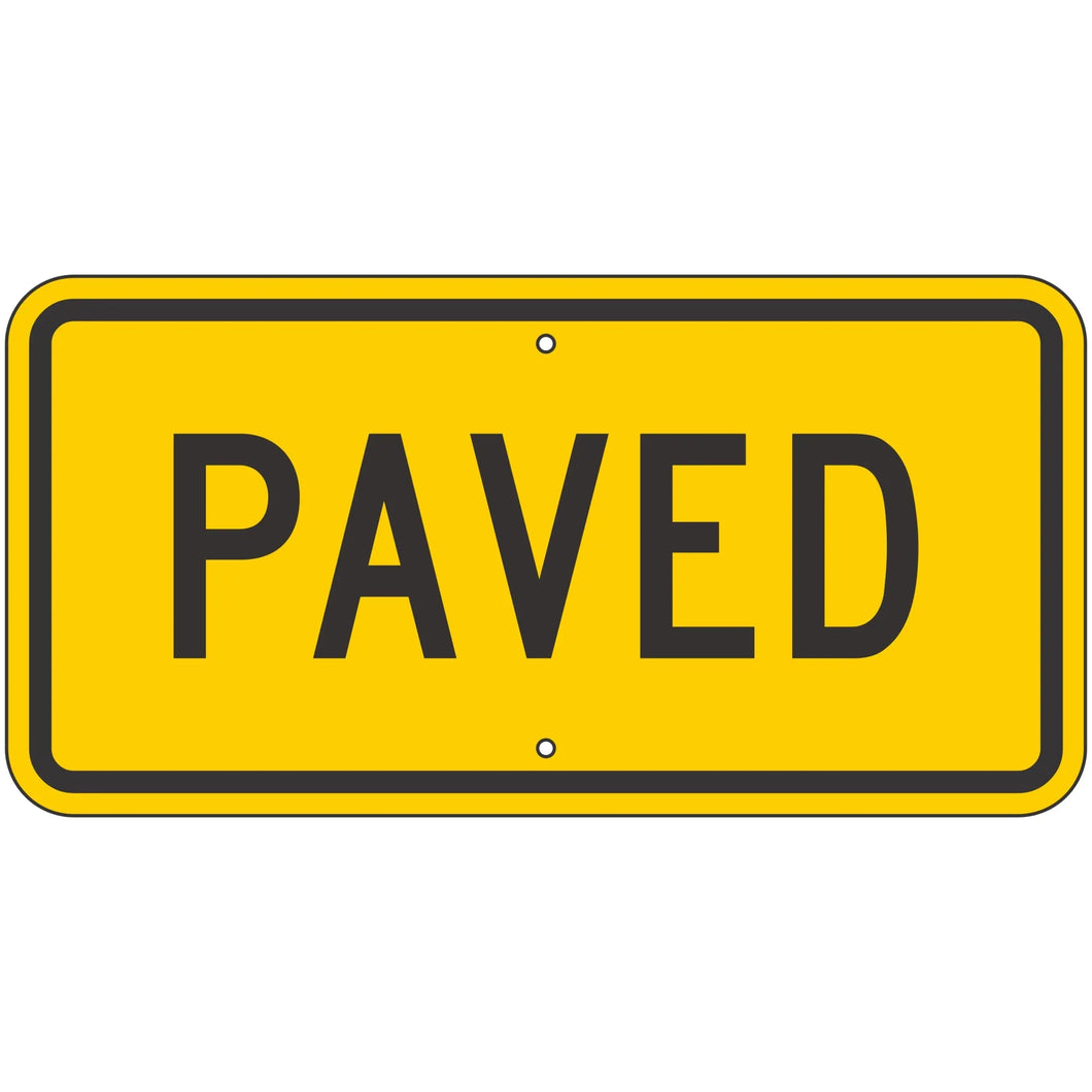 W7-4FP Paved Sign