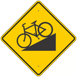 W7-5 Bicycle Hill Sign