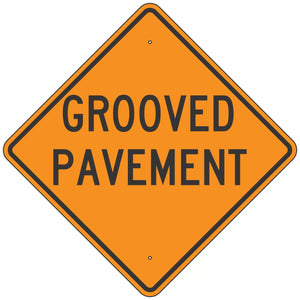 W8-15 Grooved Pavement Sign