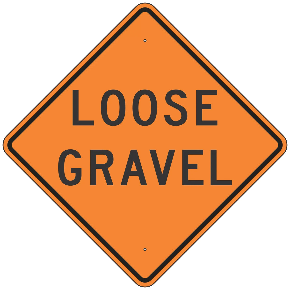 W8-7 Loose Gravel Sign – Evangeline Specialties