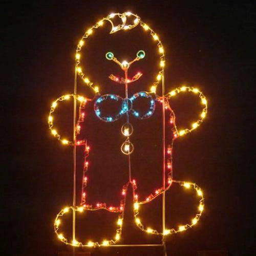 6' Gingerbread Boy Lighted Decoration