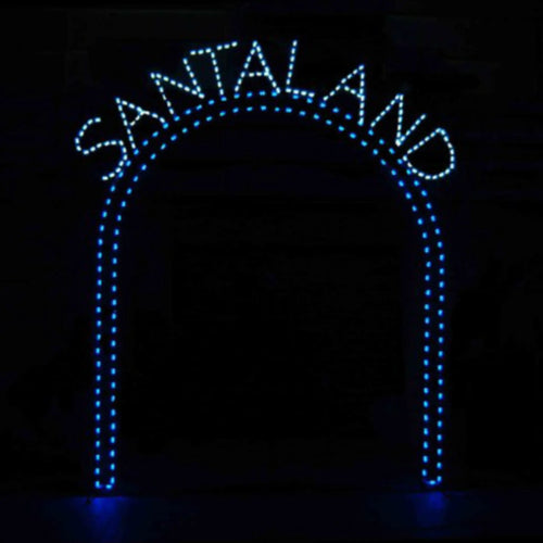13' X 12' Arch Santaland Lighted Yard Decoration