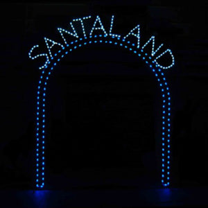 13' X 12' Arch Santaland Lighted Yard Decoration