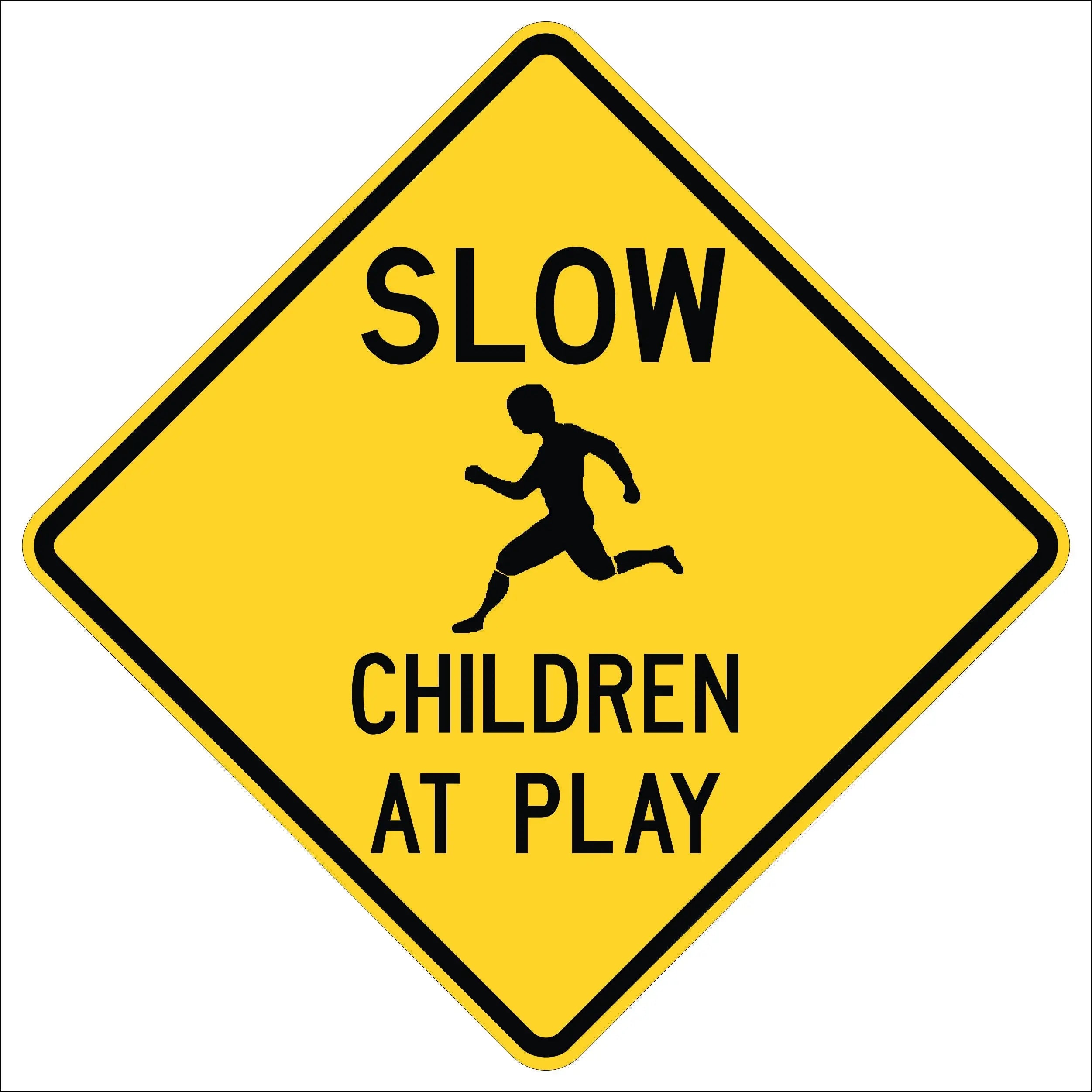 Child Find Sign Children At Play Sign